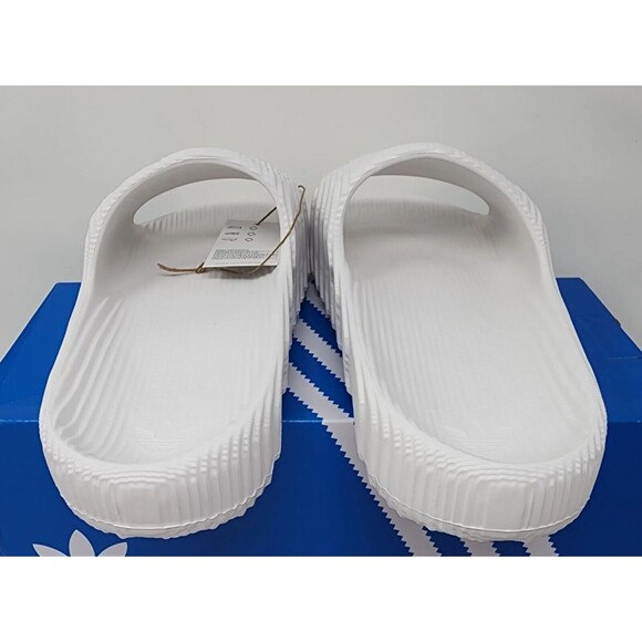 New Men\'s Size 8 Adidas Originals OFF WHITE Adilette 22 slide HQ4672